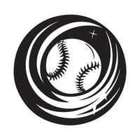 Baseball Logo, Kunst, Design auf Weiß Hintergrund vektor