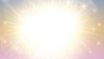 lysande och skinande lysa skarpt baner med solstrålar effekt vektor