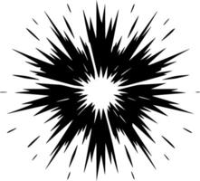 Explosion - - hoch Qualität Logo - - Illustration Ideal zum T-Shirt Grafik vektor