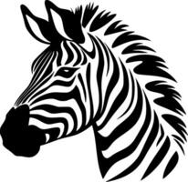 Zebra, minimalistisch und einfach Silhouette - - Illustration vektor