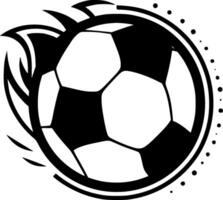 Fußball - - hoch Qualität Logo - - Illustration Ideal zum T-Shirt Grafik vektor