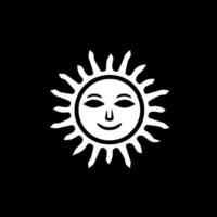 Sonne - - hoch Qualität Logo - - Illustration Ideal zum T-Shirt Grafik vektor