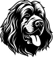 Leonberger - minimalistisk och platt logotyp - illustration vektor