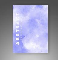 Startseite Vorlage mit Aquarell Hintergrund. Design zum Ihre Abdeckung, Datum, Postkarte, Banner, Logo. vektor