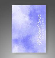 Startseite Vorlage mit Aquarell Hintergrund. Design zum Ihre Abdeckung, Datum, Postkarte, Banner, Logo. vektor