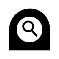 Sök ikon symbol. premie kvalitet isolerat förstoringsglas element i trendig stil. premie Sök ikon vektor