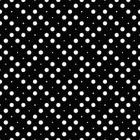 sömlös punkt mönster bakgrund - svartvit abstrakt design vektor