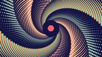 abstrakt spiral spinning runda virvel stil brådskande karaktär kreativ bakgrund. vektor