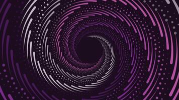 abstarct spiral runda virvel stil bakgrund i mörk lila Färg. vektor