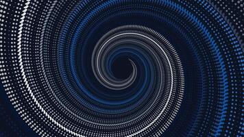 abstarct spiral virvel stil spinning runda symbol bakgrund i mörk blå Färg. vektor