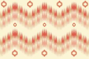 stoff ikat nahtloses muster geometrische ethnische traditionelle stickerei style.design für hintergrund, teppich, matte, sarong, kleidung, illustration. vektor