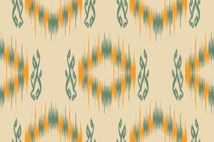 stoff ikat nahtloses muster geometrische ethnische traditionelle stickerei style.design für hintergrund, teppich, matte, sarong, kleidung, illustration. vektor