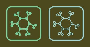 molekyl ikon design vektor