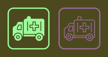 Krankenwagen-Icon-Design vektor