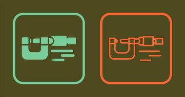 Mikrometer Symbol Design vektor