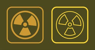 nukleares Icon-Design vektor