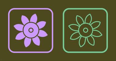 blommor ikon design vektor