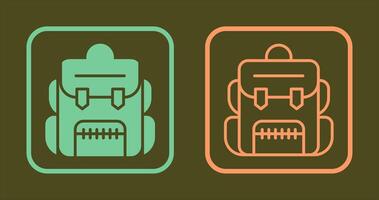 Rucksack-Icon-Design vektor