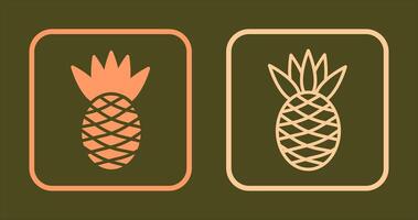 ananas ikon design vektor