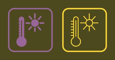 Temperatur-Icon-Design vektor