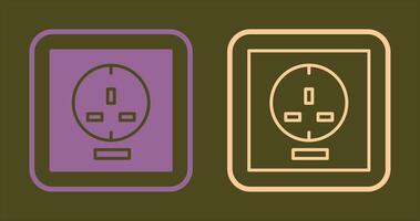 Socket-Icon-Design vektor