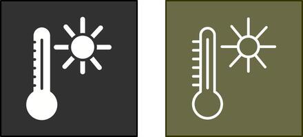 Temperatur-Icon-Design vektor