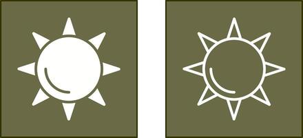 Sonne-Icon-Design vektor