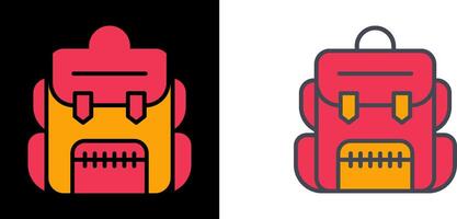 Rucksack-Icon-Design vektor