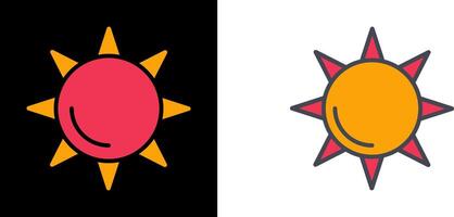 Sonne-Icon-Design vektor