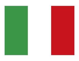 Italien-Landesflagge vektor