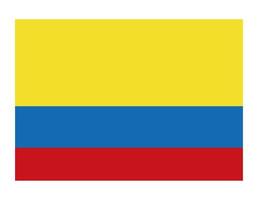 colombia landsflagga vektor