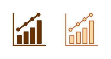 Diagramm-Icon-Design vektor