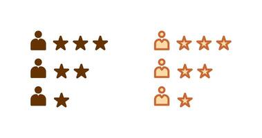 Rating-Icon-Design vektor