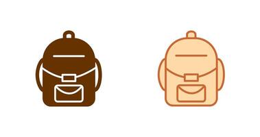 Rucksack-Icon-Design vektor