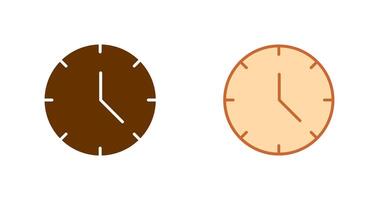 Uhr-Icon-Design vektor