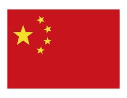 China-Landesflagge vektor