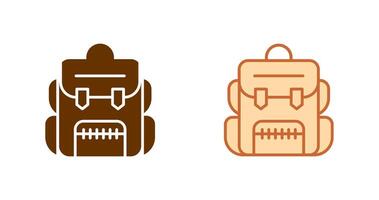 Rucksack-Icon-Design vektor