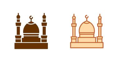 Moschee-Icon-Design vektor