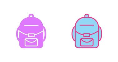 Rucksack-Icon-Design vektor