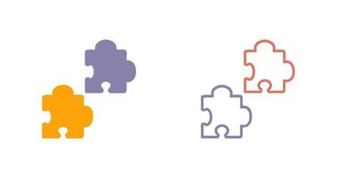 Puzzle-Icon-Design vektor