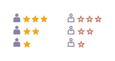 Rating-Icon-Design vektor