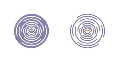 Labyrinth-Icon-Design vektor