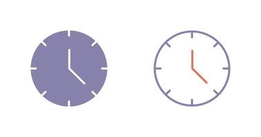 Uhr-Icon-Design vektor