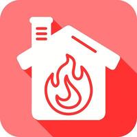 husbrand ikon design vektor