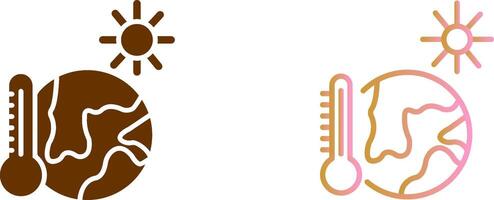 Temperatur-Icon-Design vektor