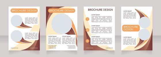 parfym butik annons tom broschyr layout design vektor