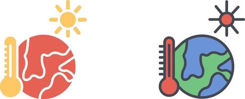 Temperatur-Icon-Design vektor