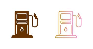 Benzin Pumpe Symbol Design vektor