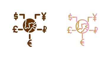 Währung Symbol Design vektor