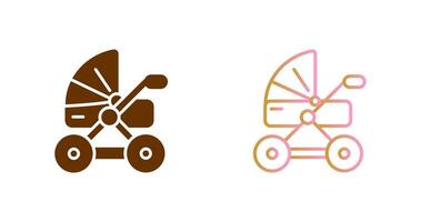 Kinderwagen Symbol Design vektor